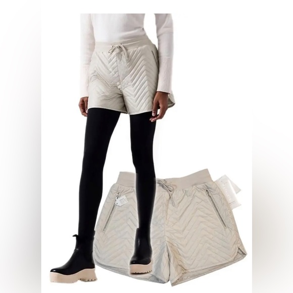 Athleta Apres Ski Short NWT - Various Sizes - Beige Color - Picture 3 of 7